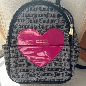 Juicy Couture Gothic Status Black Whole Lotta Love Backpack NWOT